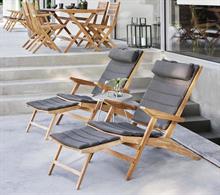 deck chair fra Cane-line - model flip